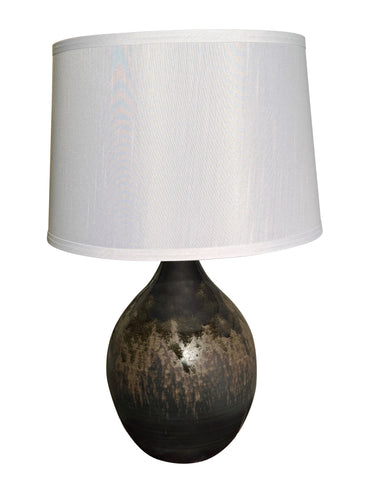 House of Troy Scatchard 21" Stoneware Table Lamps in Mystic Gray