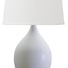 House of Troy Scatchard 21" Stoneware Table Lamps in White Matte