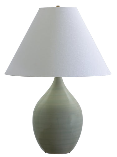 House of Troy Scatchard 28" Stoneware Table Lamps in Celadon