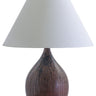House of Troy Scatchard 28" Stoneware Table Lamps in Decorated Red
