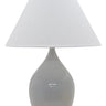 House of Troy Scatchard 28" Stoneware Table Lamps in Gray Gloss