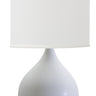 House of Troy Scatchard 30" Stoneware Table Lamps in White Matte