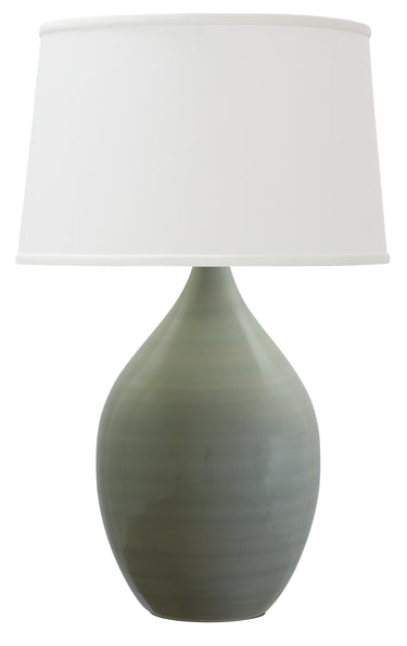 House of Troy Scatchard 24.5" Stoneware Table Lamps in Celadon