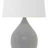 House of Troy Scatchard 24.5" Stoneware Table Lamps in Gray Gloss
