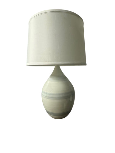 House of Troy Scatchard 24.5" Stoneware Table Lamps in Gray Sky