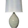 House of Troy Scatchard 24.5" Stoneware Table Lamps in Natural Spiral