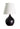 Black Matte Scatchard 13.5" Stoneware Mini Accent Lamp – House of Troy studio photo