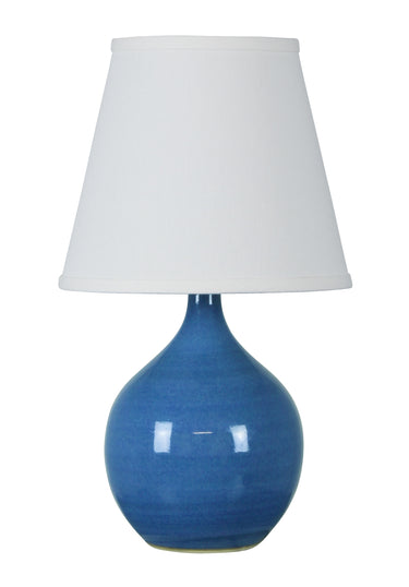 House of Troy Scatchard 13.5" Mini Accent Lamp in Cornflower Blue