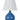 Cornflower Blue Scatchard 13.5" Stoneware Mini Accent Lamp – House of Troy studio photo
