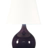 House of Troy Scatchard 13.5" Mini Accent Lamp in Eggplant