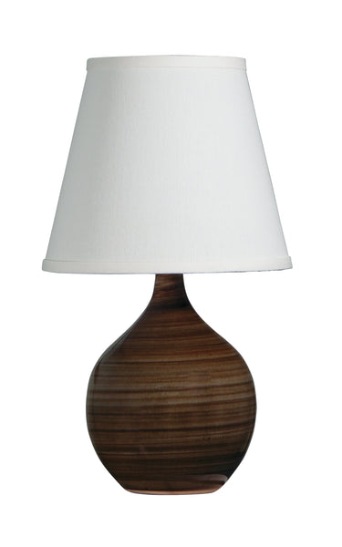 House of Troy Scatchard 13.5" Mini Accent Lamp in Tigers Eye