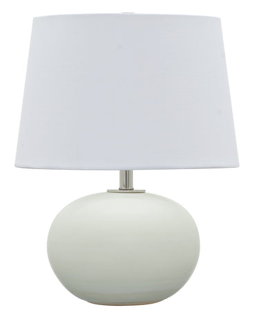 House of Troy Scatchard 17" Stoneware Table Lamps in White Matte