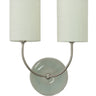 House of Troy Scatchard Double Wall Swings in SN & Gray Gloss