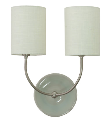 House of Troy Scatchard Double Wall Swings in SN & Gray Gloss