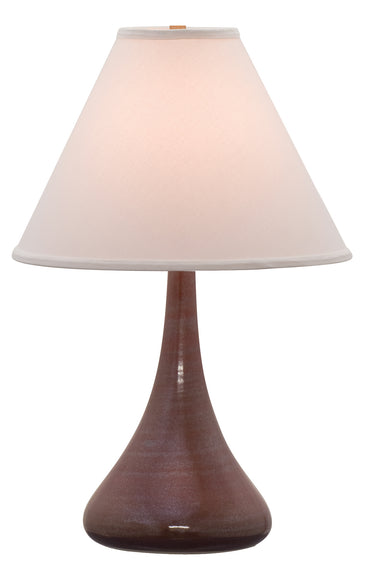 House of Troy Scatchard 23" Stoneware Table Lamps in Iron Red