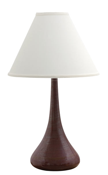 House of Troy Scatchard 26" Stoneware Table Lamps in Iron Red