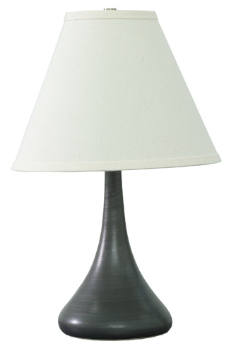 House of Troy Scatchard 19" Stoneware Table Lamps in Black Matte