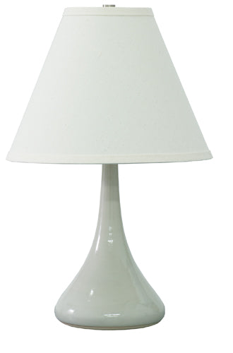 House of Troy Scatchard 19" Stoneware Table Lamps in Gray Gloss