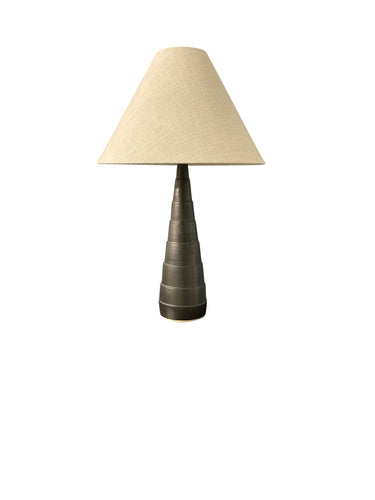 House of Troy Scatchard 26.5" Stoneware Accent Lamp in Black Matte