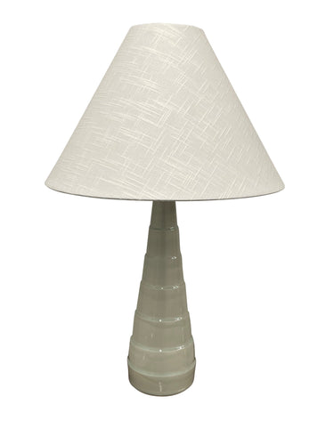 House of Troy Scatchard 26.5" Stoneware Accent Lamp in Gray Gloss