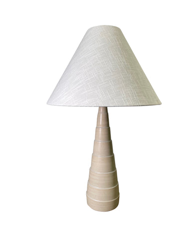 House of Troy Scatchard 26.5" Stoneware Accent Lamp in Oatmeal