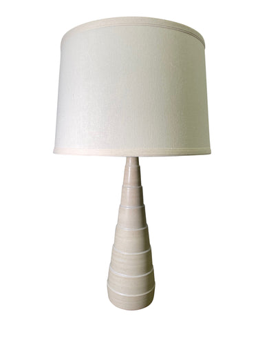 House of Troy Scatchard 26.5" Stoneware Accent Lamp in Oatmeal