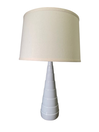 House of Troy Scatchard 26.5" Stoneware Accent Lamp in White Matte