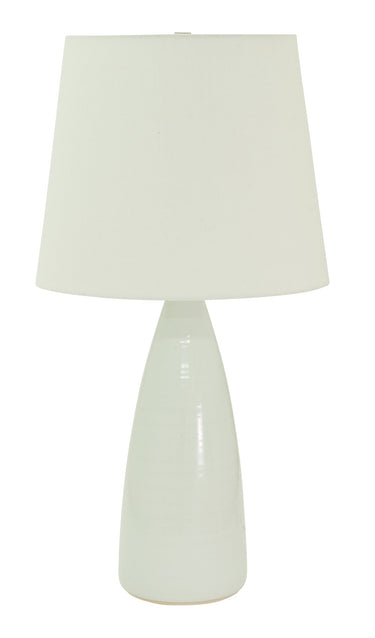 White Gloss Scatchard 25.5" Stoneware Table Lamp – House of Troy studio photo