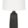 Black Matte Scatchard 26" Stoneware Table Lamp with USB Base – House of Troy studio photo