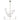 Satin Nickel Gambit Chandelier, 8 Light Modern Globe Pendant ideal for Foyer or Entryway, Dining Area and Kitchen Island installations