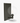 Single-light wall sconce with globe-shaped shade and minimalist mounting in black finish