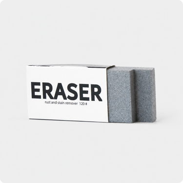Toyama Hamono R3 Rust & Sap Eraser, look 1