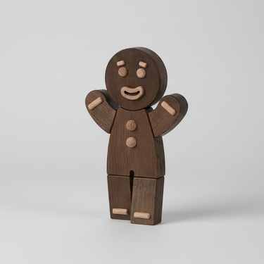 Boyhood Gingerbread Man Smoked Oak Object – Large, Boyhood Denmark