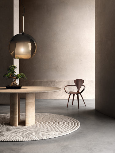 Penta Glo Maxi oversized glass sphere pendant light
