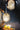 Detail of the Penta Glo Mini wall sconce handmade borosilicate glass sphere