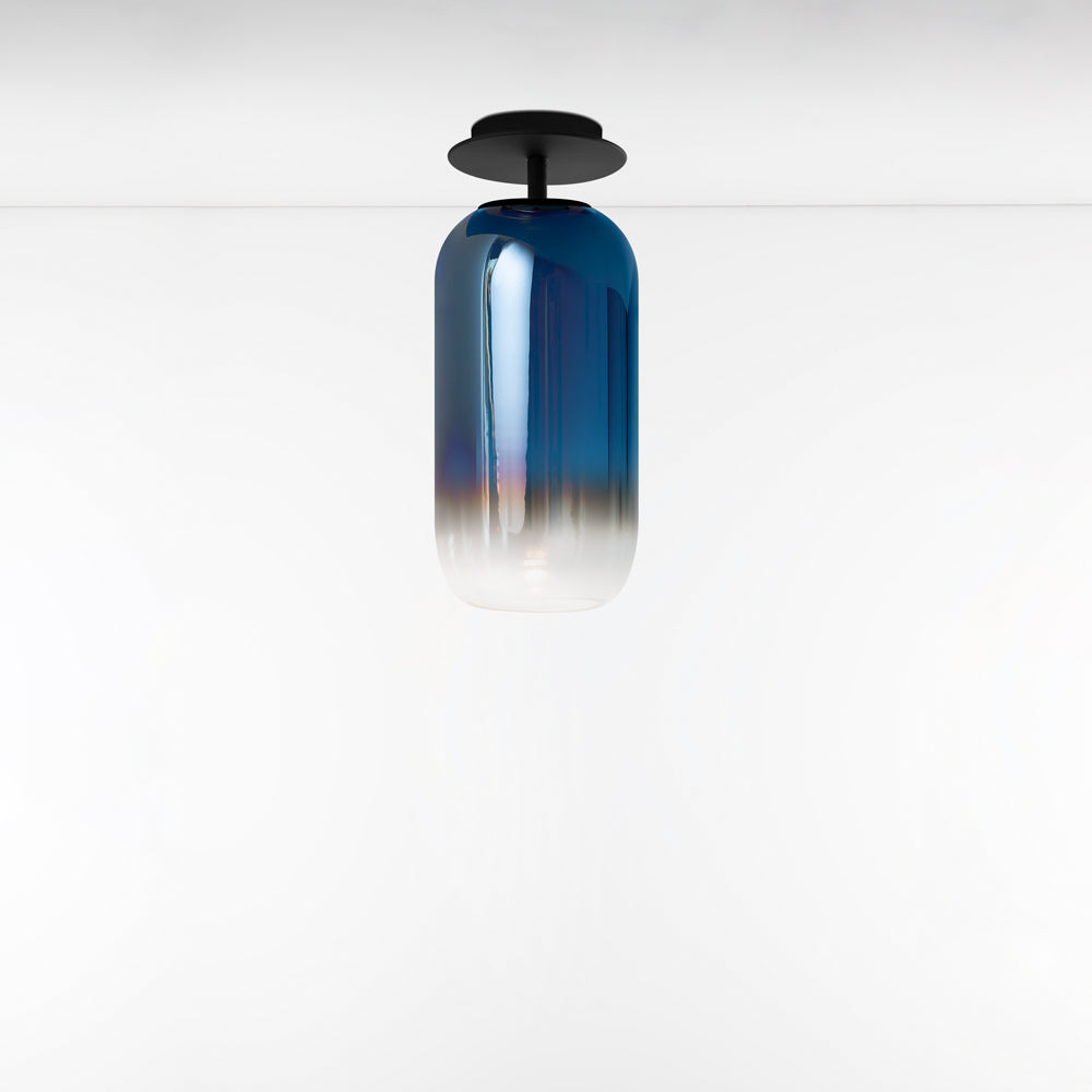 Gople Ceiling Light 1413358 Artemide Blue Black