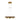 Dual ring LED chandelier in natural brass and oak for contemporary or rustic home interiors
