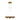 Dual ring LED chandelier in natural brass and oak for contemporary or rustic home interiors
