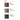 Vertical arrangement of three Graypants Roest sconces in mixed finishes (Rust, Carbon, Zinc).