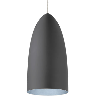Mini Signal LED pendant light in white and gold with MR16 bulb and modern retro design