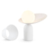 Portable LED table lamp with USB-C rechargeable battery and dimmable 2700K warm light by Koncept for home and commercial use.