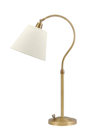 House of Troy Hyde Park Table Lamps Weathered Brass w/White Linen Shade