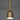 Detail of the Penta Hail pendant in matt gold