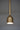 Detail of the Penta Hail pendant in matt gold