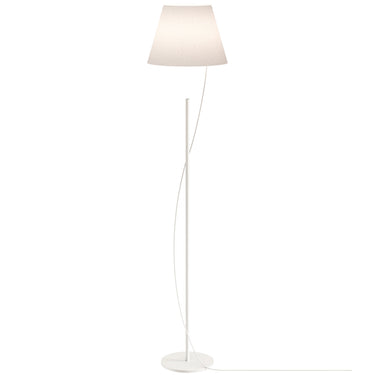 Hover Floor Lamp by Lodes with floating LED shade and touch dimmer for modern interiors