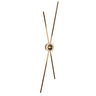 Modern glass and brass wall lamp - HA05085