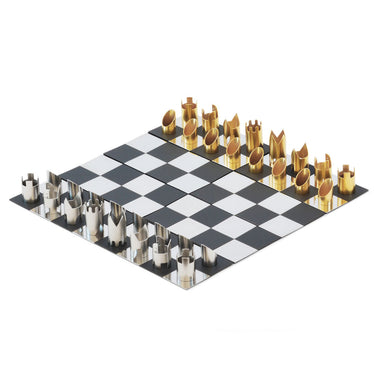 Cy Endfield 1972 Folding Travel Chess Set, IC Design – view 1