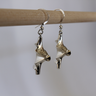 Kuen Surface Silver Earrings — view 1