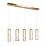 Iatreia 5-Light Brass Cluster Pendant Light - HA05174