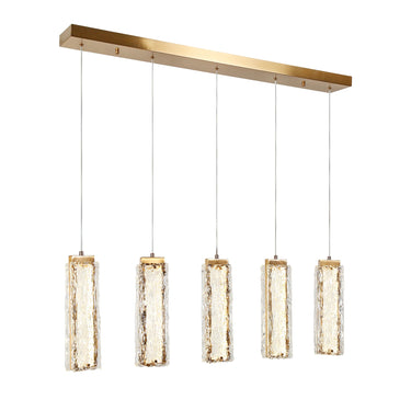 Iatreia 5-Light Brass Cluster Pendant Light - HA05174